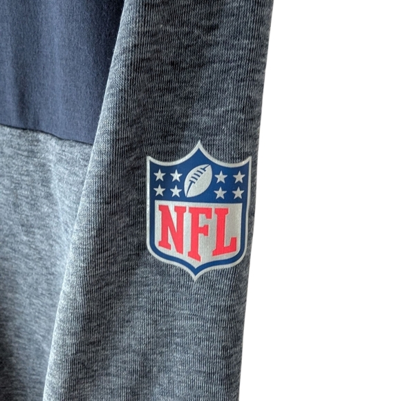 NFL Dri-FIT Navy and Grey Denver Broncos and Budlight Quarter zip M - Picture 6 of 8